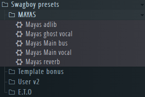 MAYAS Vocal Presets